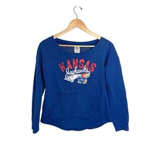 KU Jawhawks Sweatshirt Women's Size Medium 8/10